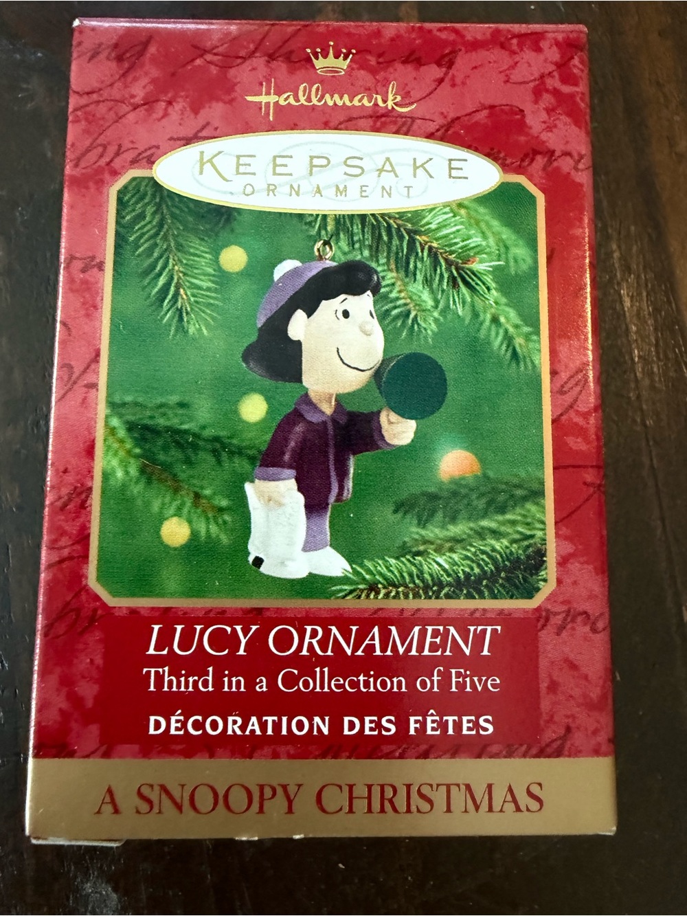 VTG Hallmark Keepsake Lucy Ornament from Snoopy Christmas Collection